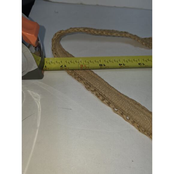 Rattan Bag for Women Straw Hand Woven With Bamboo Handles Handbag Beach - Picture 9 of 9